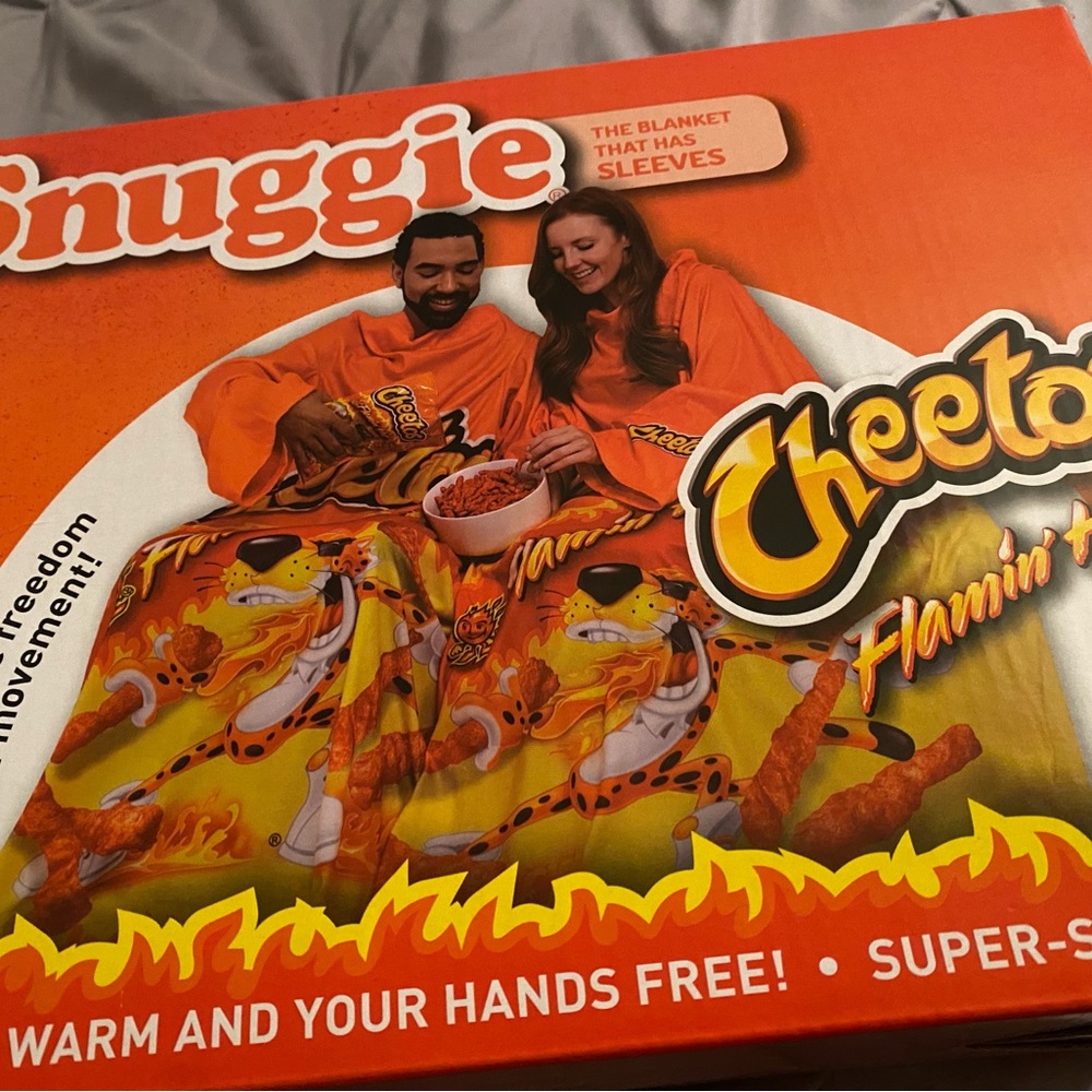 Cheetos Flamin' Hot Snuggie Pajama Blanket - Orange